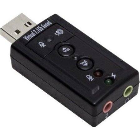 SYBA Usb Stereo Audio Adptr, 7.1 Channel, C-Me SD-CM-UAUD71